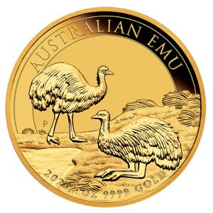 1 oz Gold Australian Emu 2020