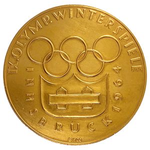 Gold Medal Winter Olympics Innsbruck 1964