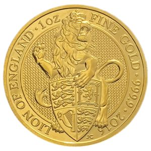 1 oz Gold Lion of England 2016, Queens Beasts Series