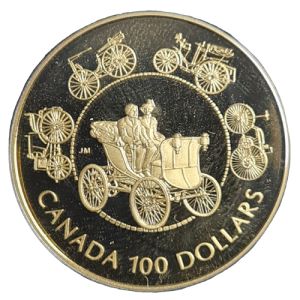 1/4 oz Gold Canada 100 dollar 1993 Fetherstonhaugh