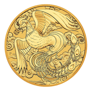 1 oz Gold Australia Chinese Myths & Legends Phoenix 2023
