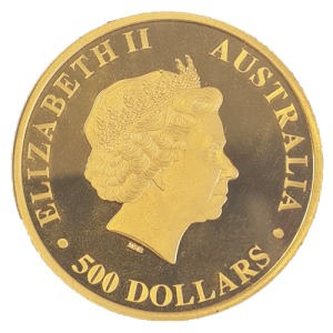 5 oz Australian Stock Horse Gold Proof Coin 2014