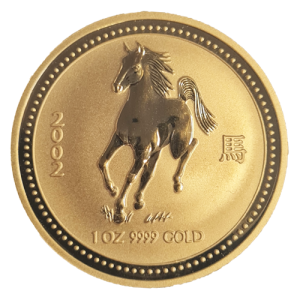 1 oz Gold Horse 2002, Lunar Serie I 