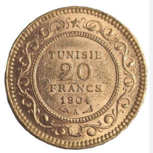 20 Francs Tunisia Gold