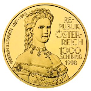 16g Gold Euro Empress Elisabeth