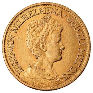 10 Gulden Gold Wilhelmina