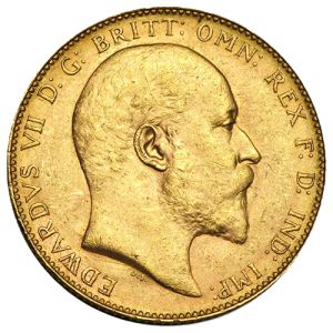 UK Sovereign Edward VII Gold