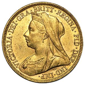 1 Pound Gold Sovereign, Victoria Old