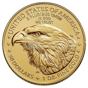 1 oz Gold Coin American Eagle Type 2, backdated