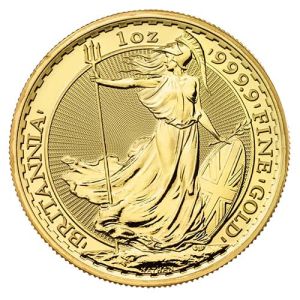1 oz Gold Britannia, backdated