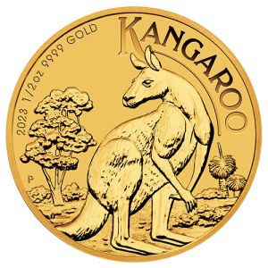 1/2 oz Gold Kangaroo Nugget 2023