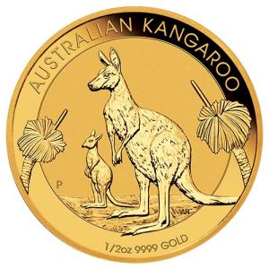 1/2 oz Gold Kangaroo Nugget, backdated