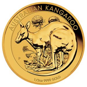 1/2 oz Gold Coin Kangaroo Nugget 