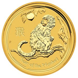 1/2 oz Gold Coin Monkey 2016, Lunar Series II 