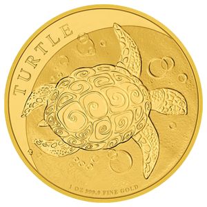 1 oz Gold Niue Turtle 2022