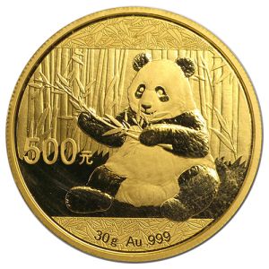30g Gold China Panda