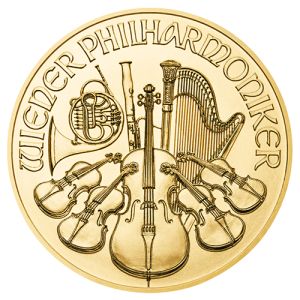 1/10 oz Gold Vienna Philharmonics 2021