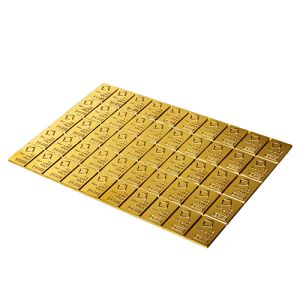 50 x 1g Gold CombiBars Valcambi