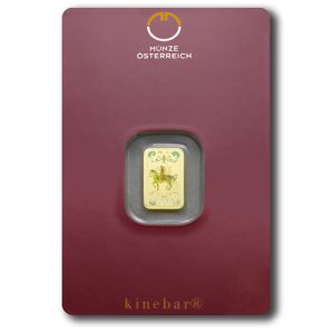 1g Gold Kinebar Austrian Mint