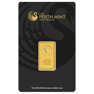 5g Gold Bar Perth Mint