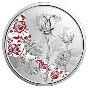 1/2 oz Silver The Rose, The Language of Flowers Series 2021