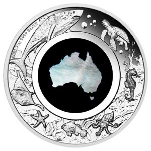 1 oz Silver Great Southern Land, Mother of Pearl 2021 