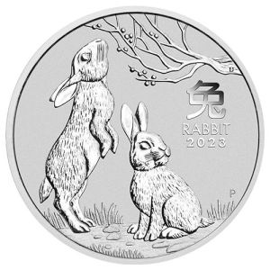 1 oz Silver Coin Rabbit 2023, Lunar Series III