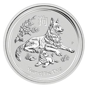 1kg Silver Coin Dog 2018, Lunar Series II 