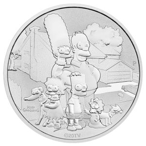 1 oz Silver Coin The Simpsons Family 2021 