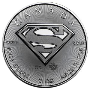 1 oz Silver Coin Superman Canada 2016 