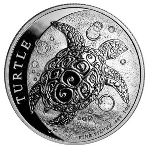 1 oz Silver Coin Niue Turtle 2021