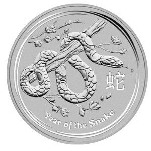 1 oz Silbermünze Schlange 2013, Lunar Serie II
